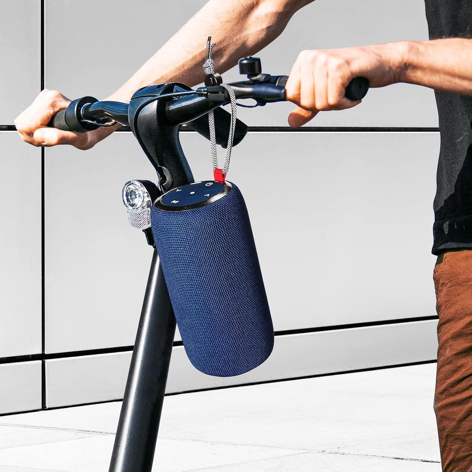 Monster S310 Haut-parleur Bluetooth portable, véritable appariement stéréo sans fil de 30W - Bleu