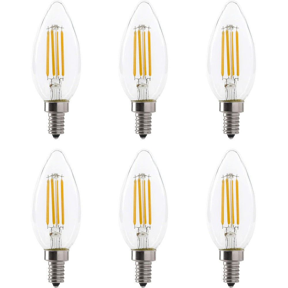 Gradual B10 LED filament bulb 4W 2700K - 6/pkg