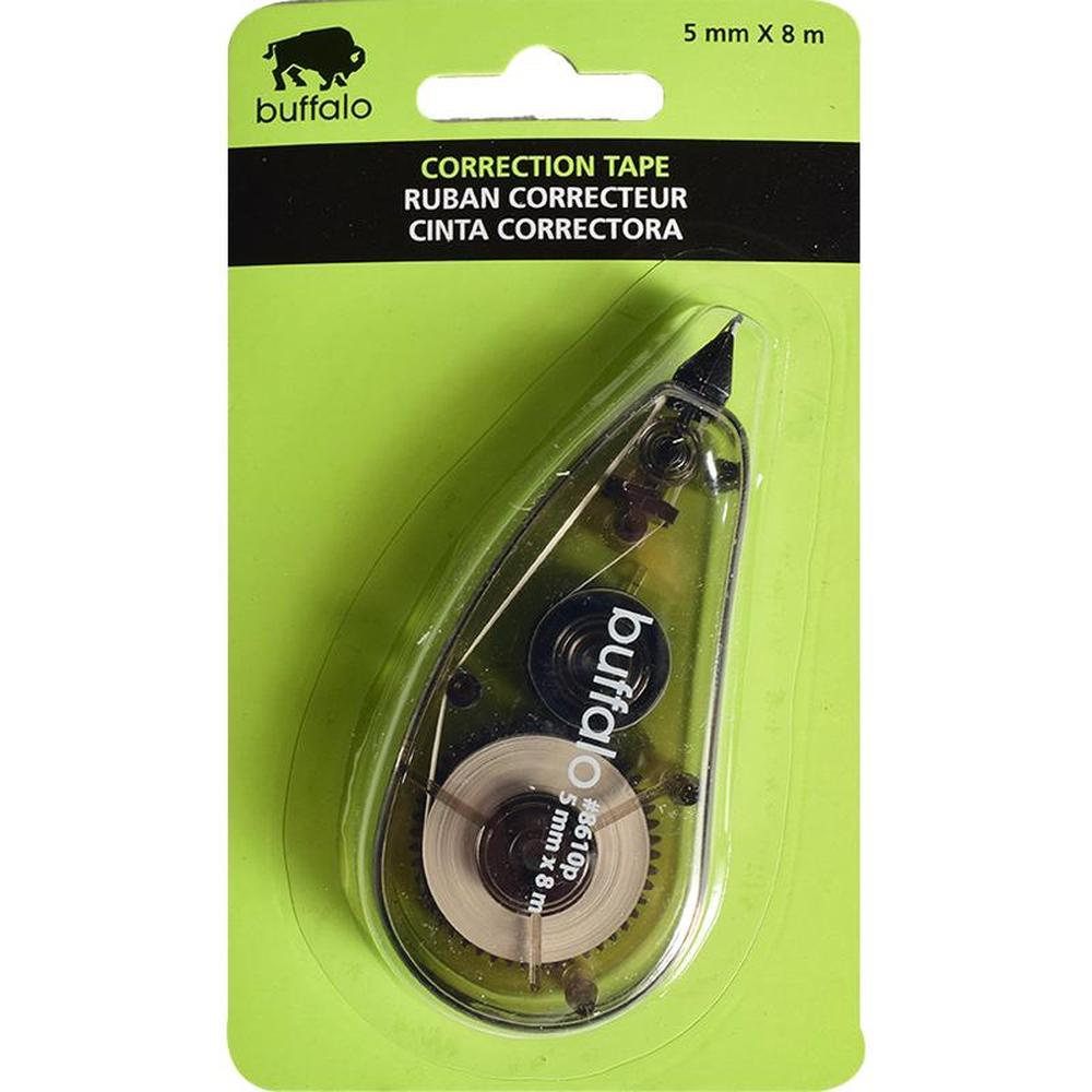 Buffalo White Correction Tape 5mm x 8m