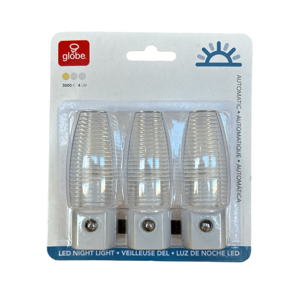 Veilleuse automatique décorative DEL 3/pqt