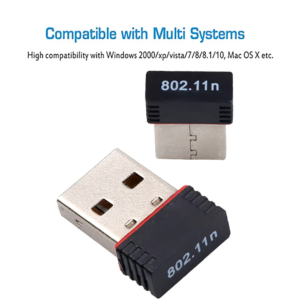 Adaptateur Wi-Fi USB Nano 300 Mbps Ultra-Rapide