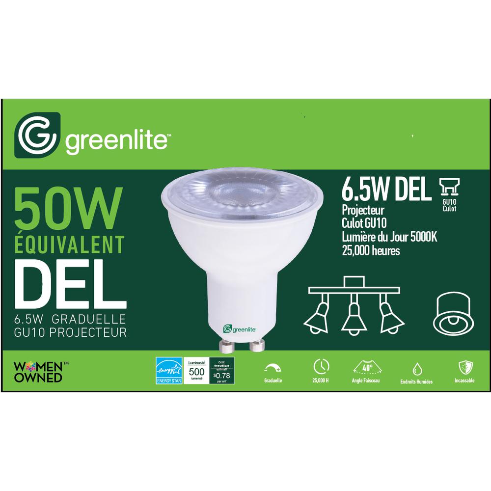 Ampoule LED GU10 graduelle 6.5W 2700K