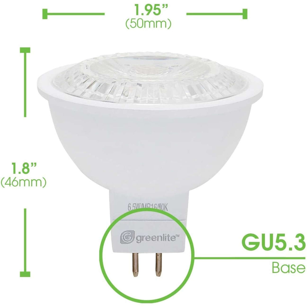 Ampoule LED MR16 graduelle 6.5W 3000K 12V - 6/pqt