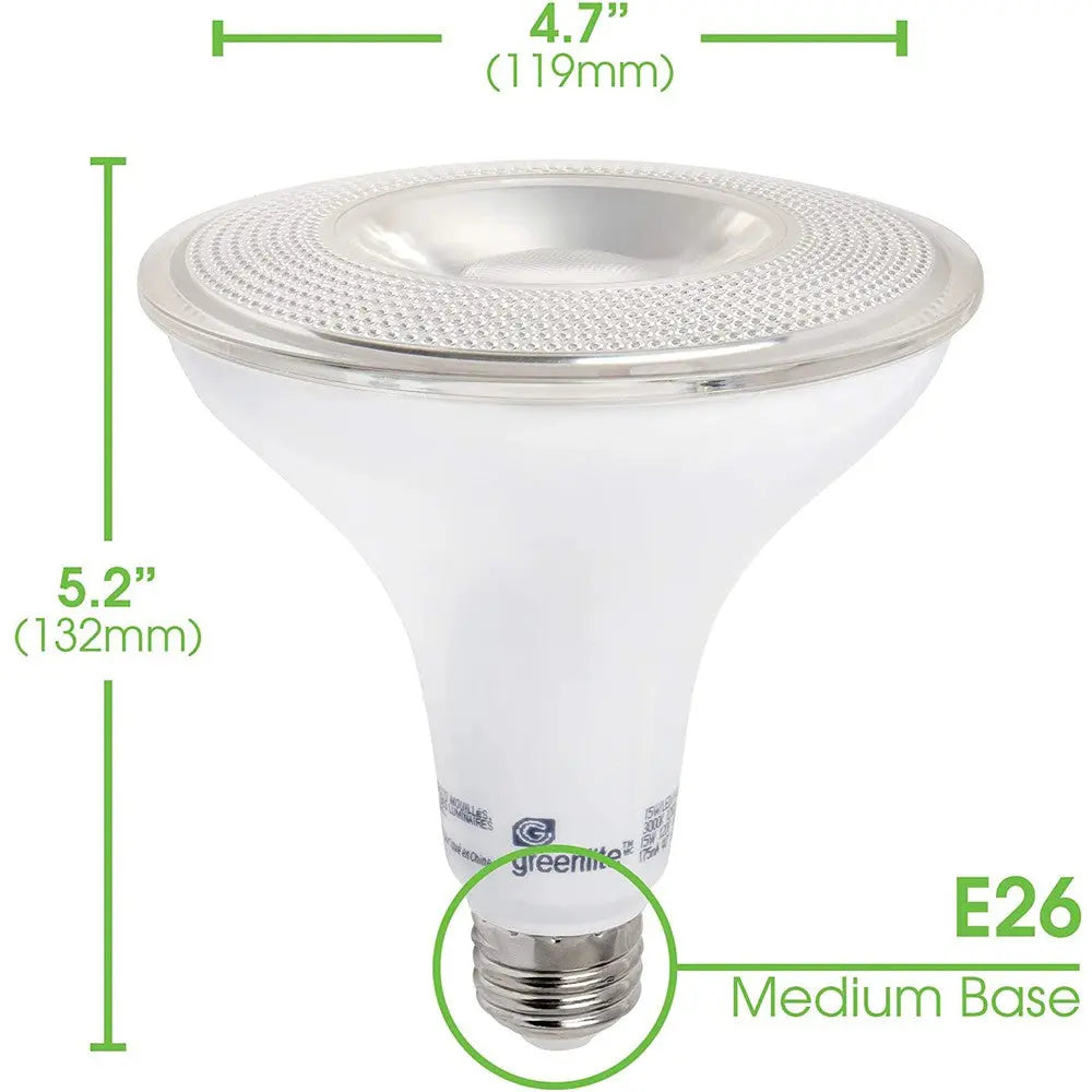 Ampoule LED PAR38 capteur crépusculaire 15W 3000K - 2/pqt