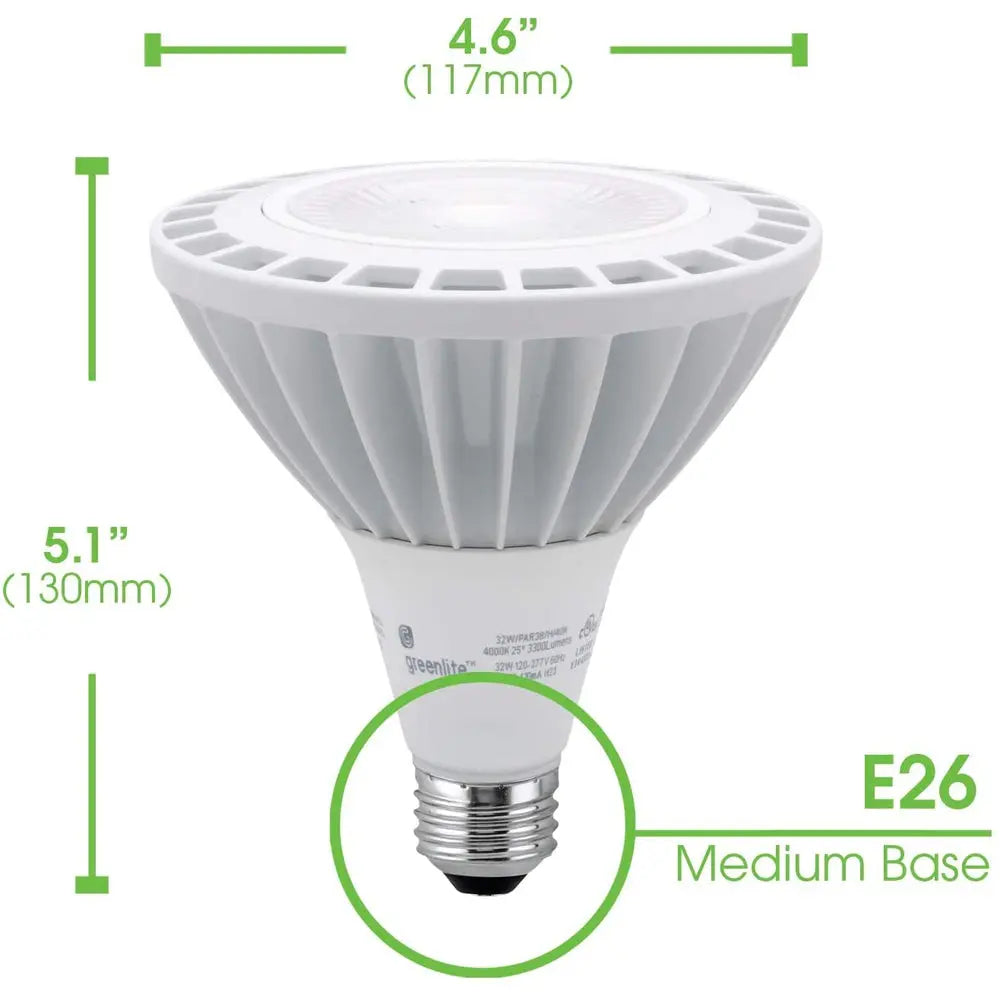 Ampoule LED PAR38 non-graduelle 32W 3000K - 2/pqt