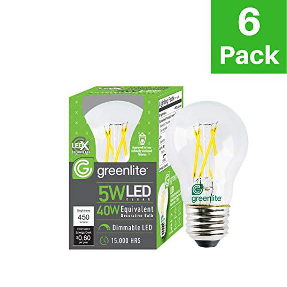 Ampoule LED à filament A15 graduelle 4W 2700K - 6/pqt