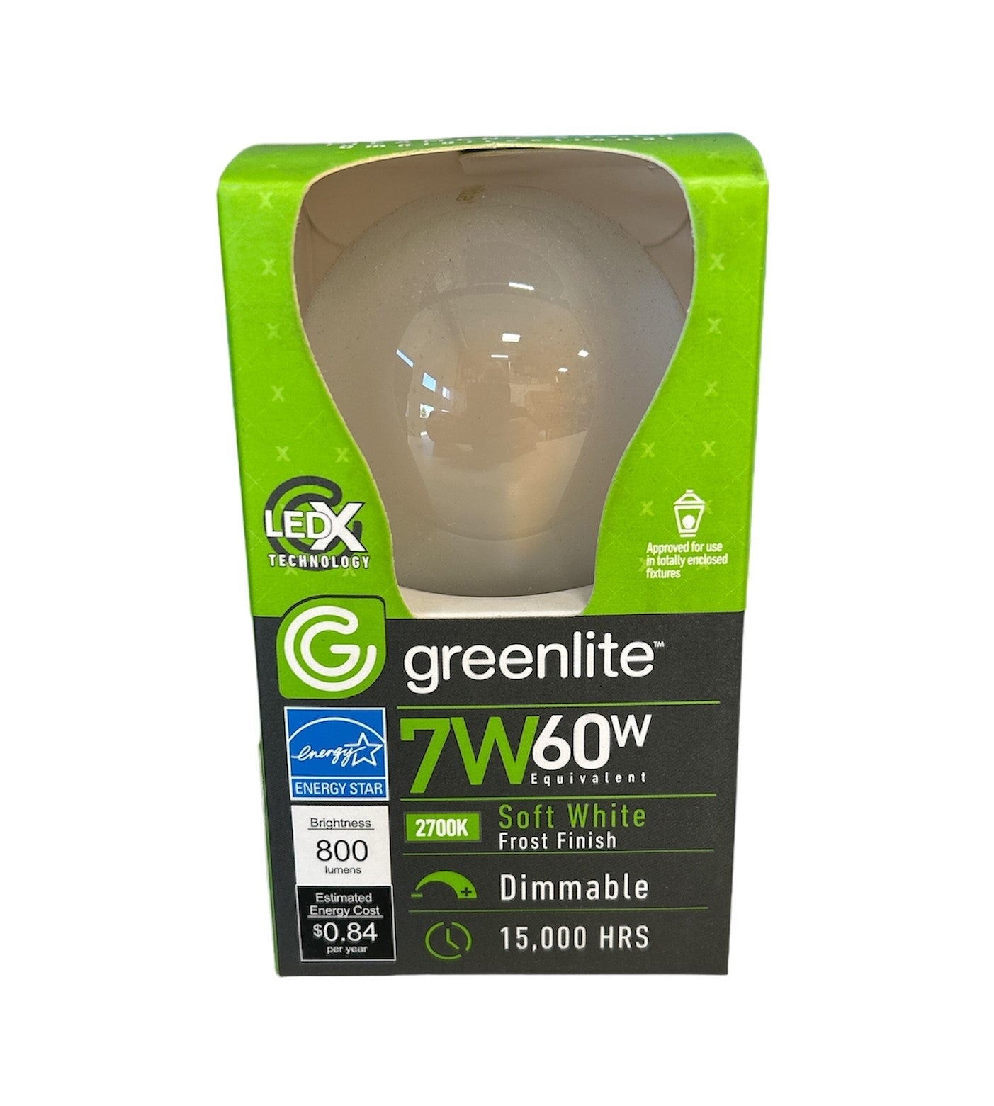 Ampoule LED à filament A19 graduelle 7W 2700K givrée