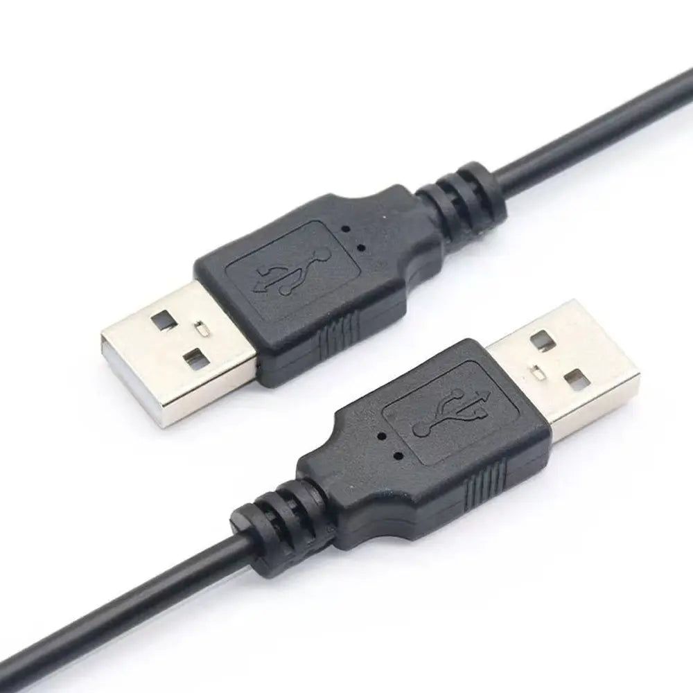 Câble USB 2.0 noir Mlink mâle A à mâle A