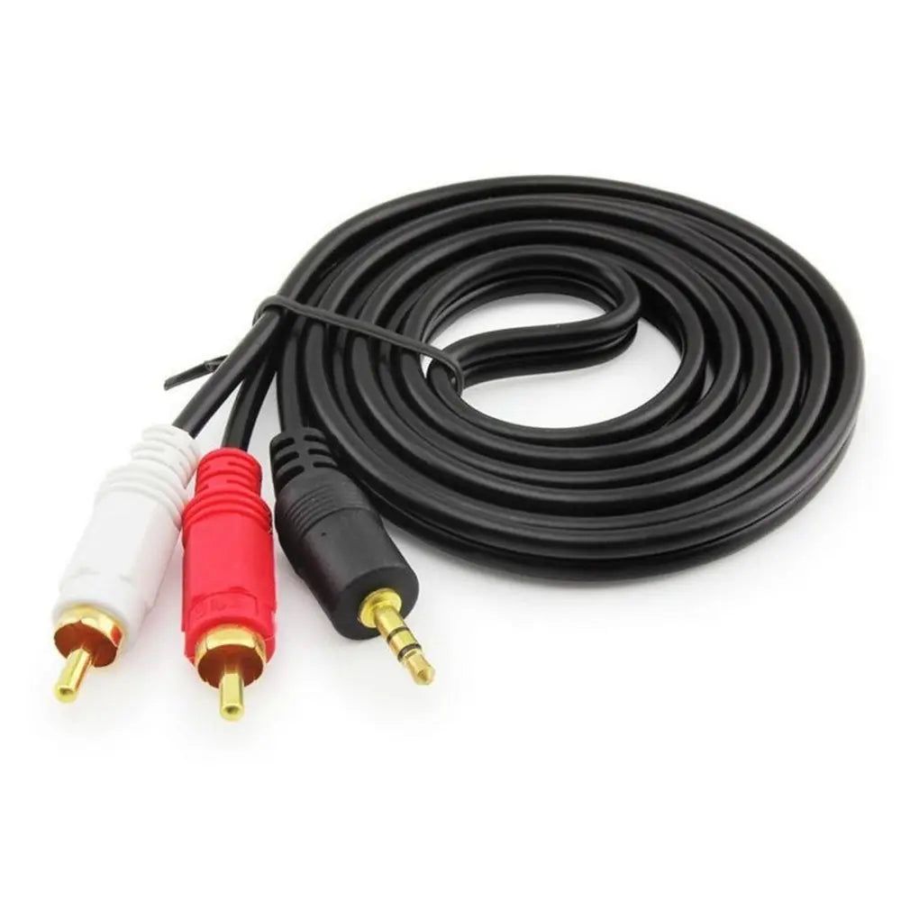 Câble audio stéréo premium 3.5mm vers RCA 1.5 mètre - Mlink Mlink