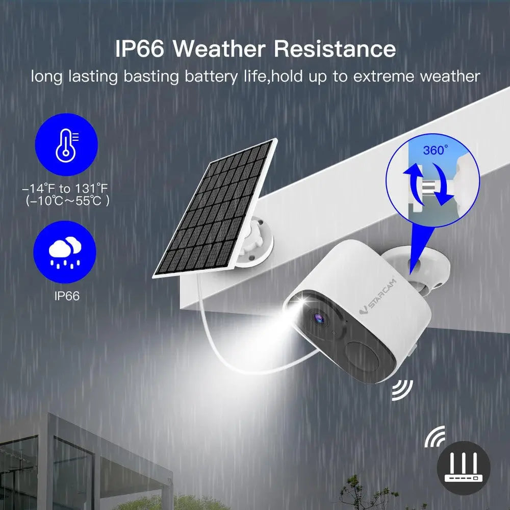 Caméra de surveillance à énergie solaire - VStarcam CB54-TZ