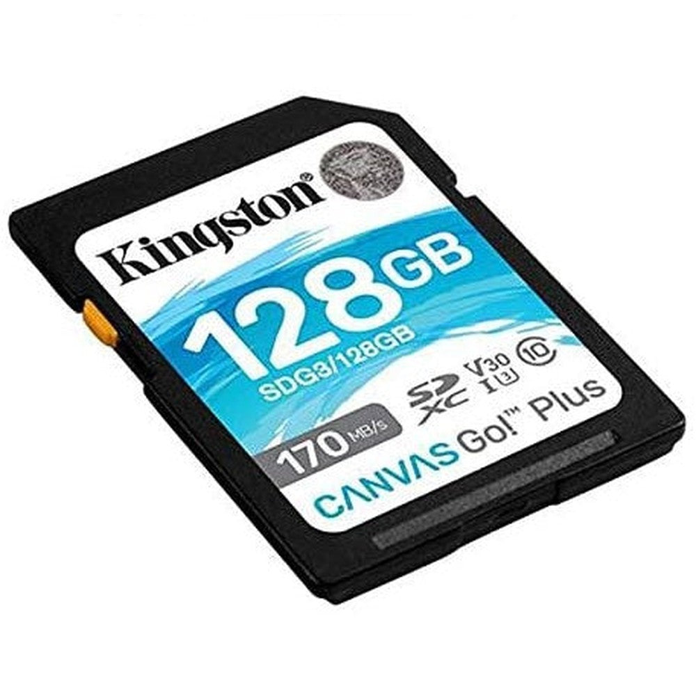 Carte mémoire Kingston SD Plus Canvas Go U3 V30 128Go