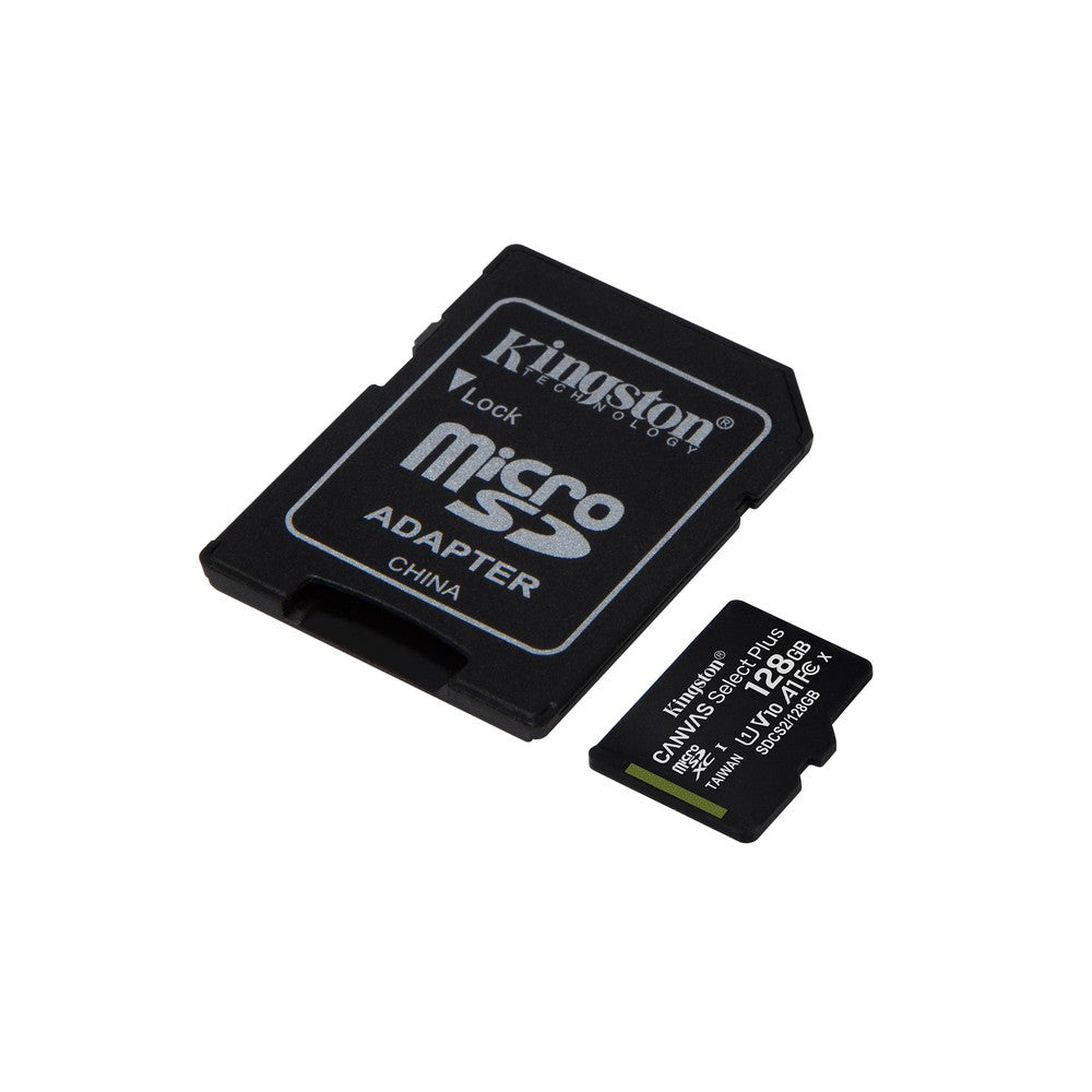 Carte microSD Kingston Canvas Select Plus 128Go