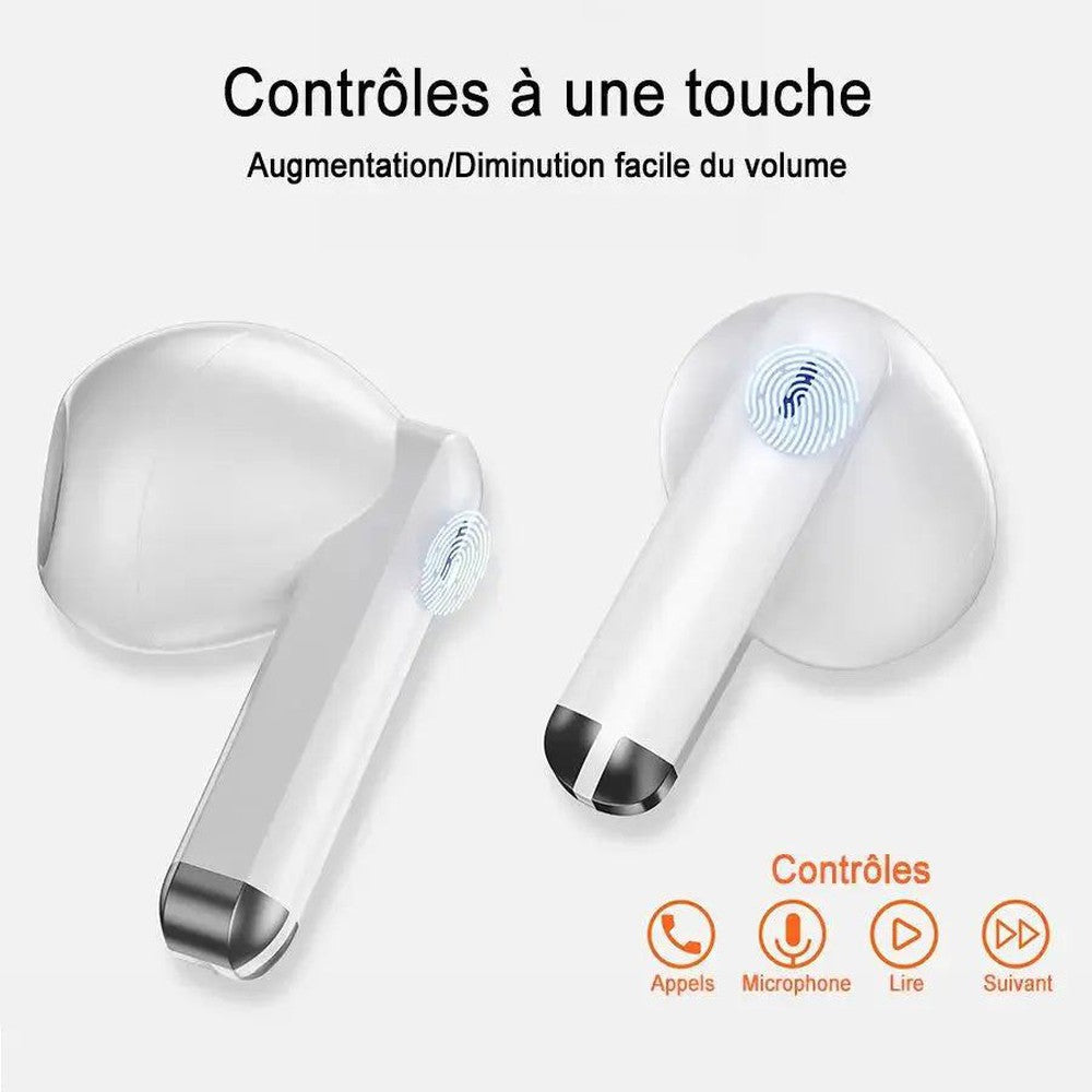 Écouteurs sans fil Bluetooth QERE E28 - Son immersif et suppression du bruit IPX5