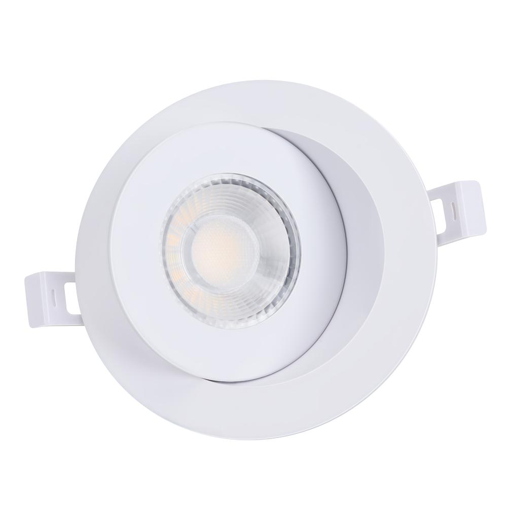 Luminaire encastré pivotant 360º blanc 4'' 9W 3000K/4000K/5000K