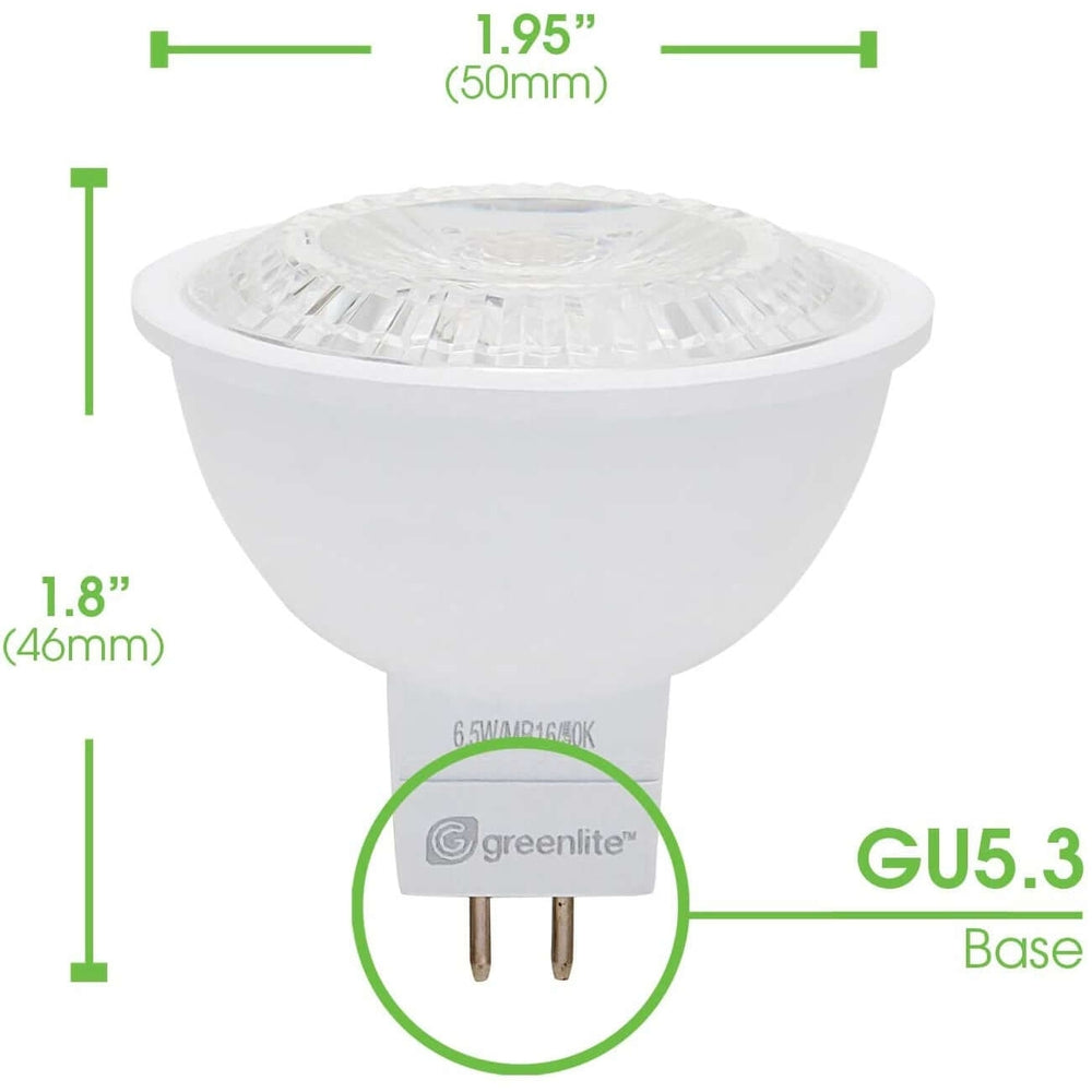 Greenlite LED 6.5W MR16 Dimmable 50W Equivalent - MIDAN Electronic