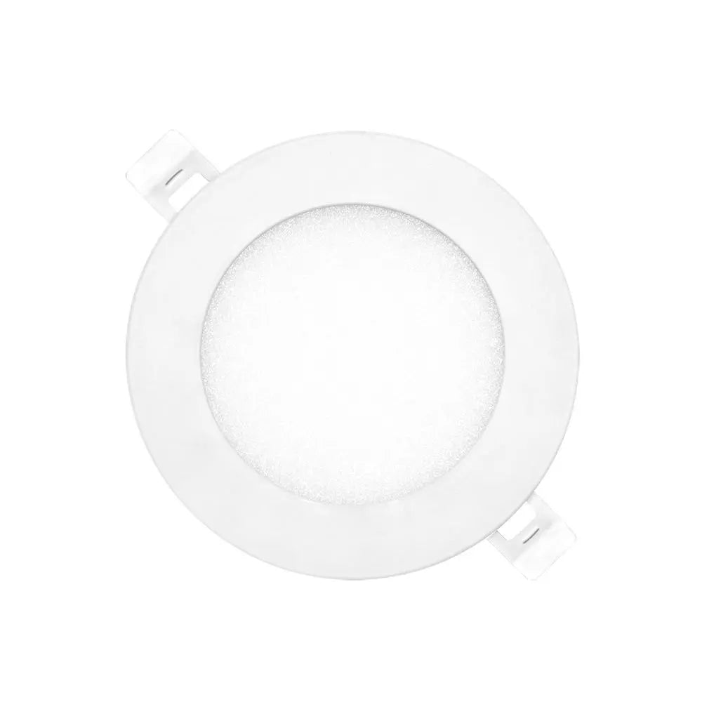 Luminaire encastré LED mince blanc 4'' 9W avec sélecteur de température