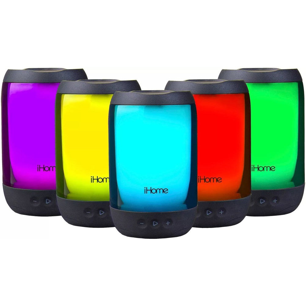 Mini haut-parleur Bluetooth iHome PlayGlow rechargeable avec Méga pile