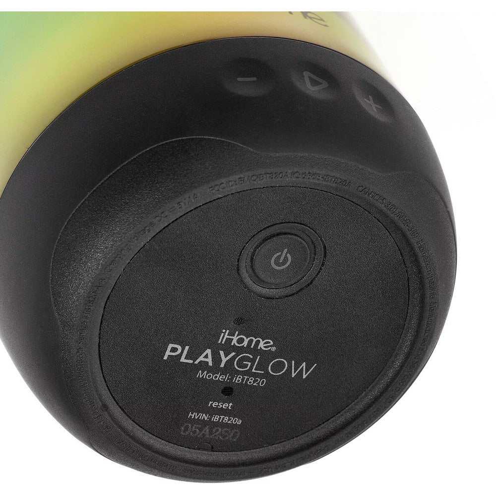 Mini haut-parleur Bluetooth iHome PlayGlow rechargeable avec Méga pile