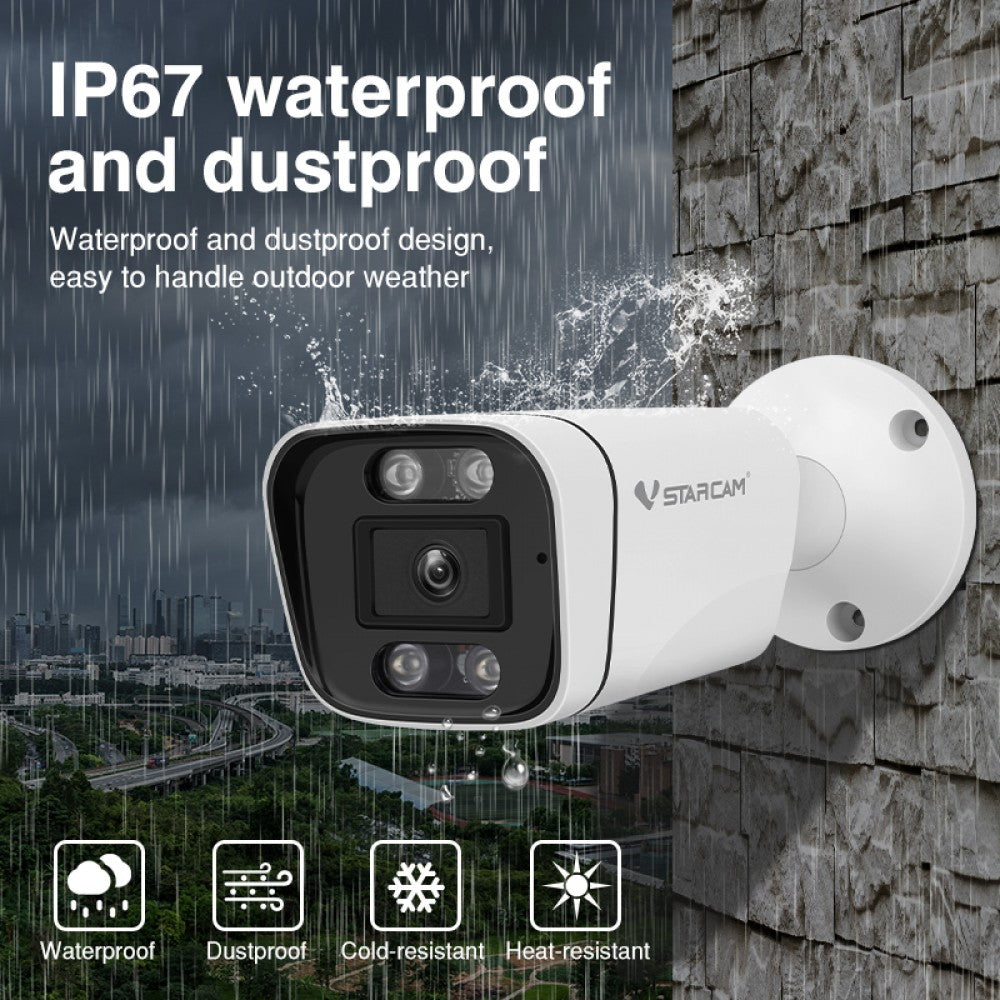 Ensemble de système de surveillance NVR et 4 caméras IR 4 MP avec connexion POE