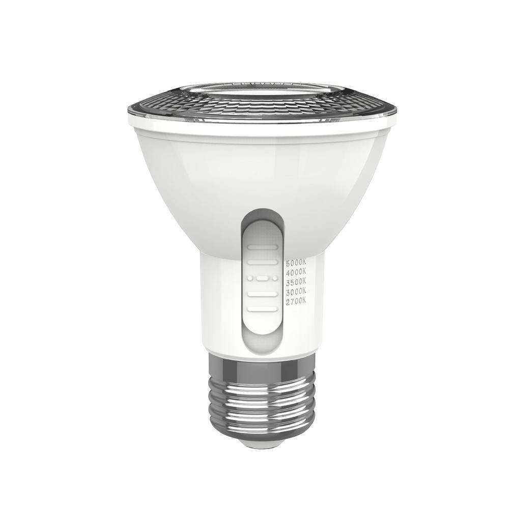 Ampoule LED PAR20 5W à intensité variable, équivalent 50W – CCT sélectionnable