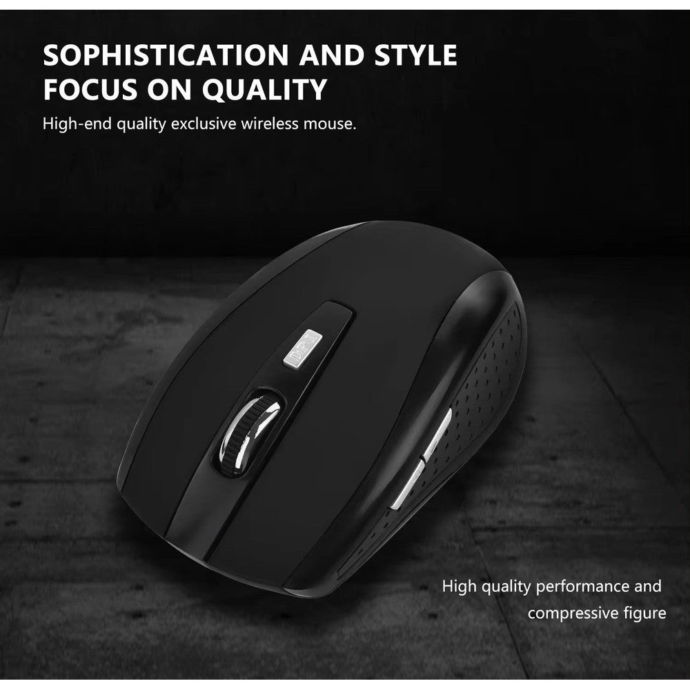 Souris Sans Fil Ultra-Précise 1600 DPI - Design Élégant et Ergonomique