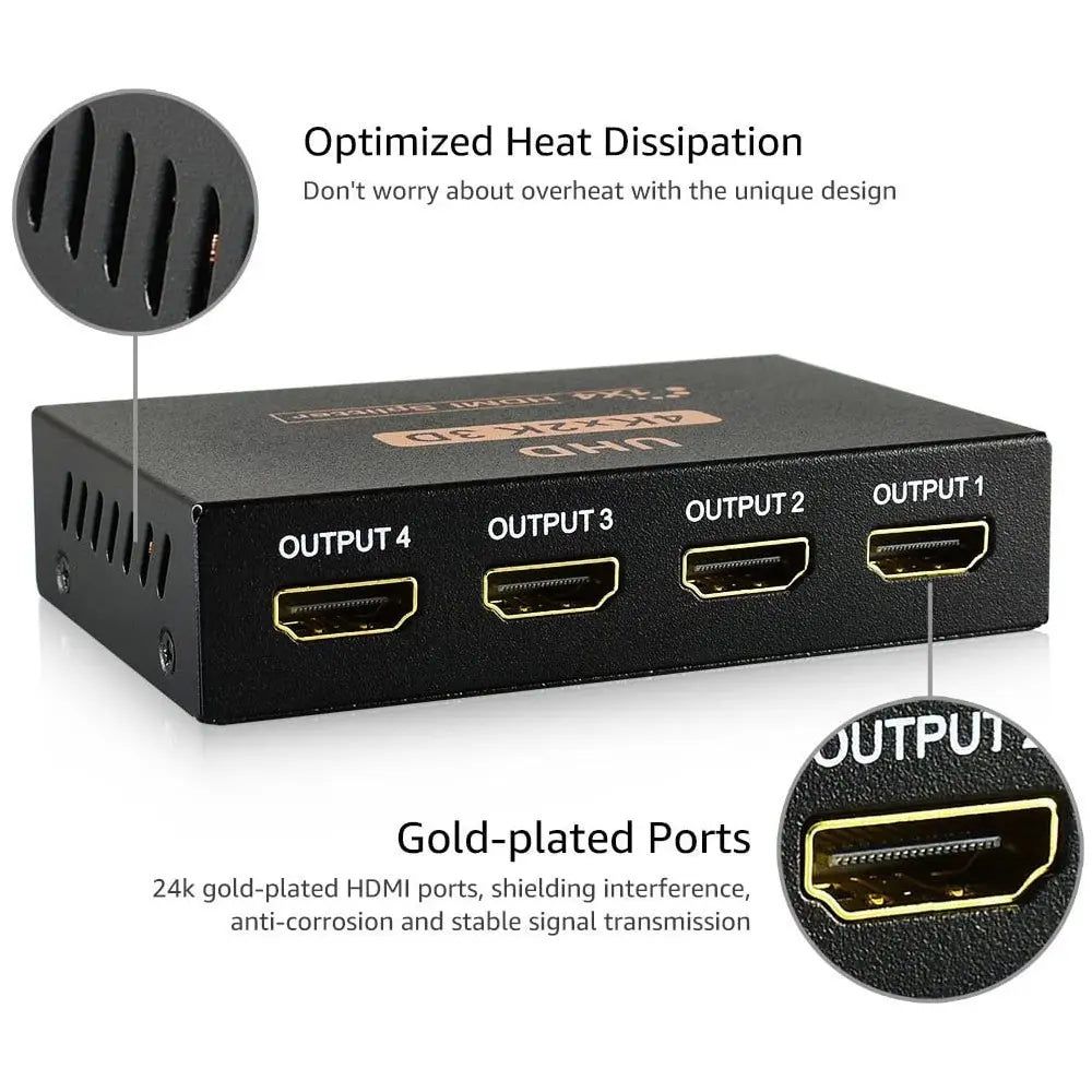 Splitter HDMI 4K Ultra HD 3D