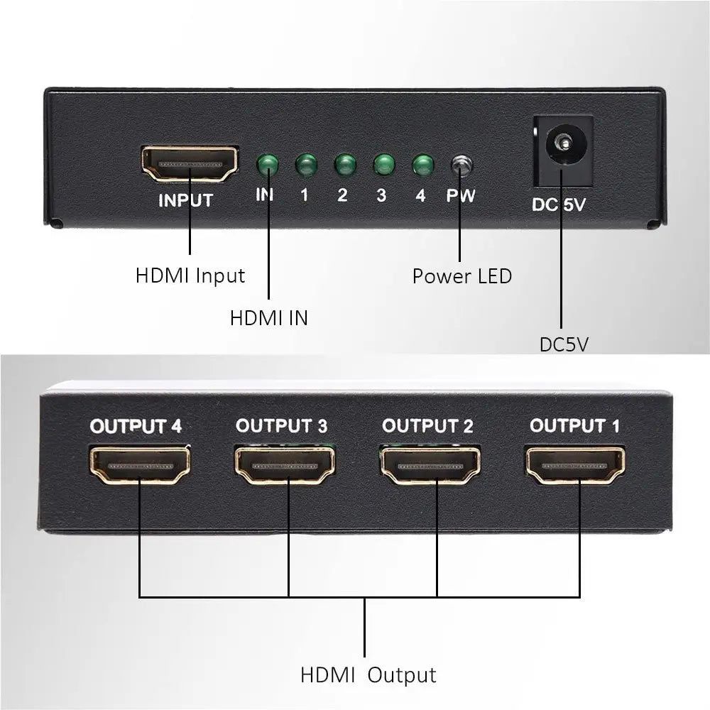 Splitter HDMI 4K Ultra HD 3D