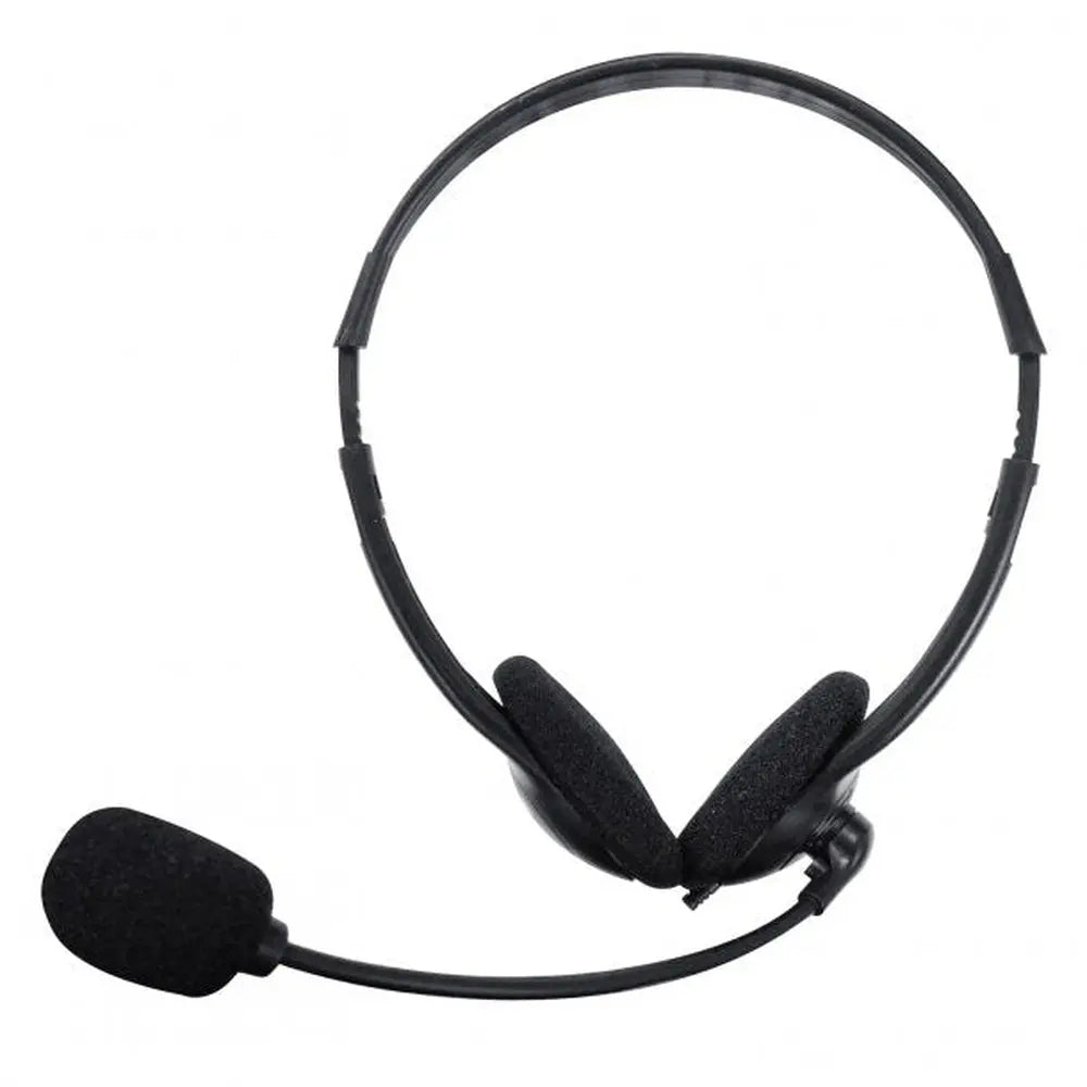 Casque d'écoute stéréo avec connexion USB & microphone sur perche - MIDAN Electronic